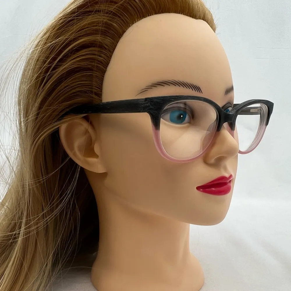 Rickey Smiley Eyewear Colorblock Eyeglasses Pink - Image 3