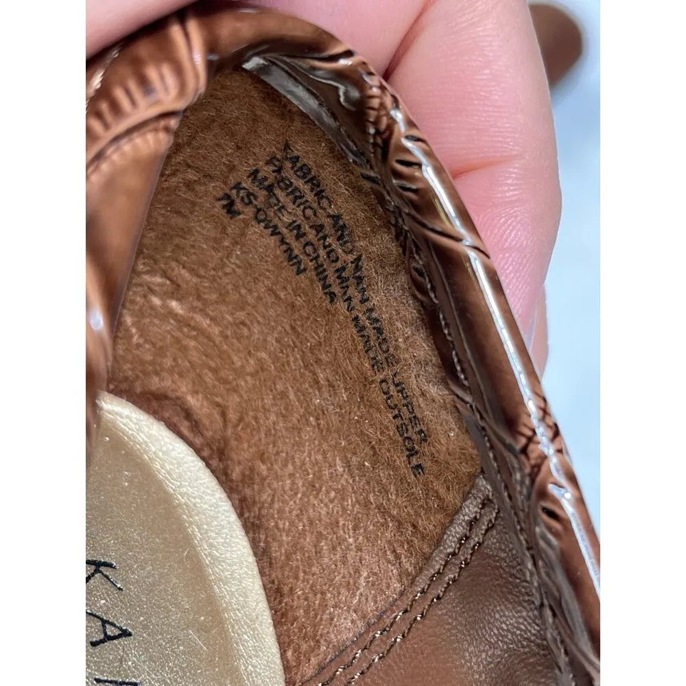 Karen Scott Womens Brown loafer Heels Size 7M SKU 7303 - Image 8