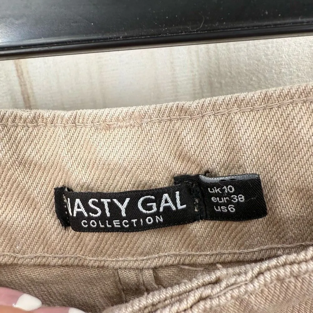 Nasty Gal Women’s 10 Stone Set Things Straight High Waisted Jeans New - Image 3