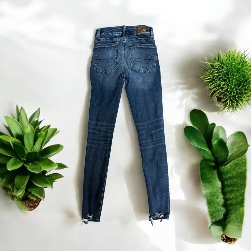 American Eagle Auper Super Stretch Jeggings 00 - Image 2