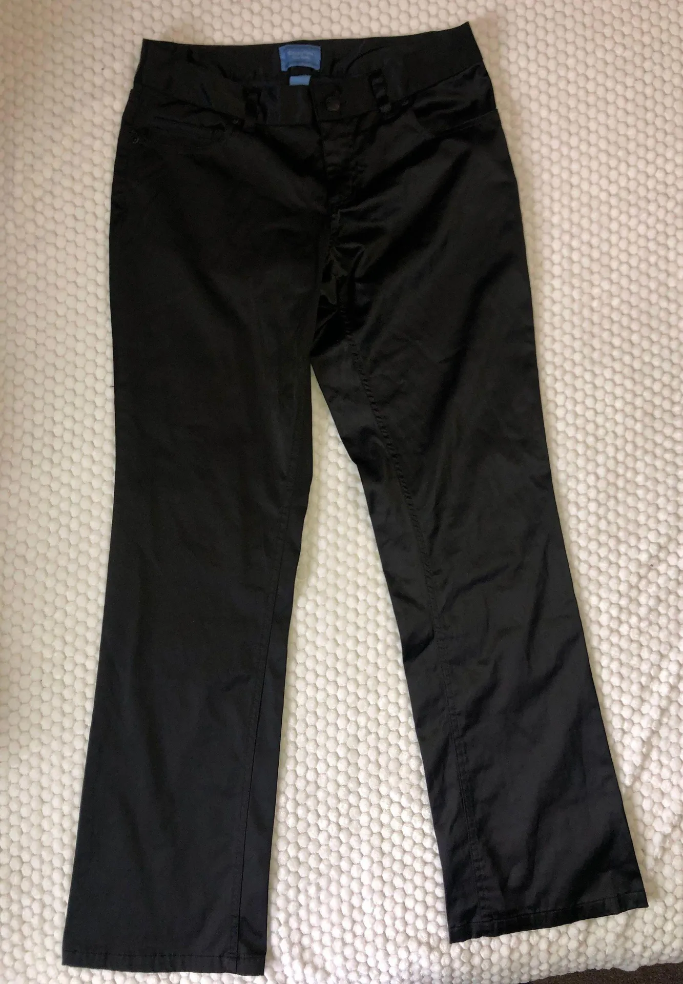 2YK Black Silk Straight Leg  - Image 2