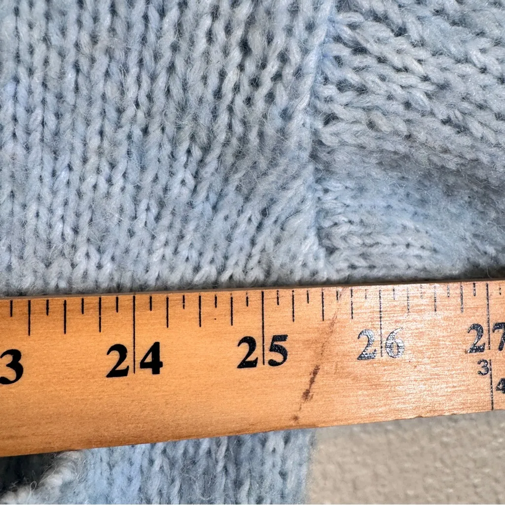 Zara Wool Blend Oversized Cardigan Sweater Womens S Rhinestone Bow Coquette - Image 5