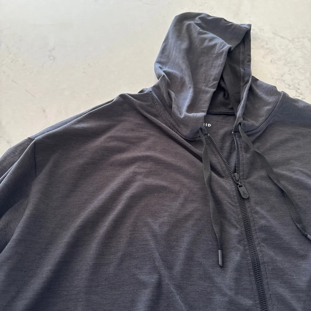 Torrid Charcoal Gray Full Zip Hoodie 4X - Image 4