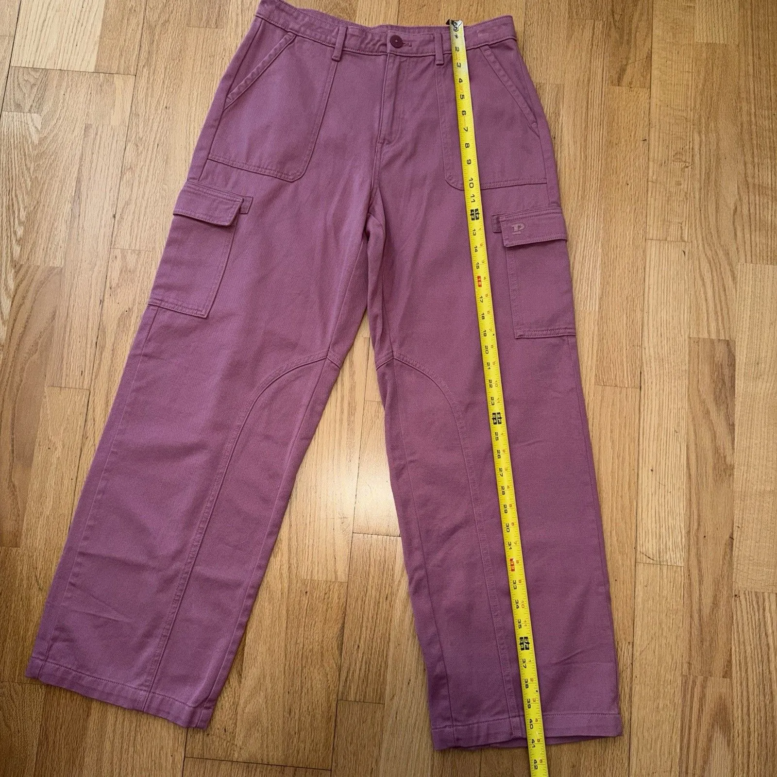 Victoria’s Secret PINK Utility Cargo Pants Begonia M EUC Y2K Valentine Street VS - Image 7