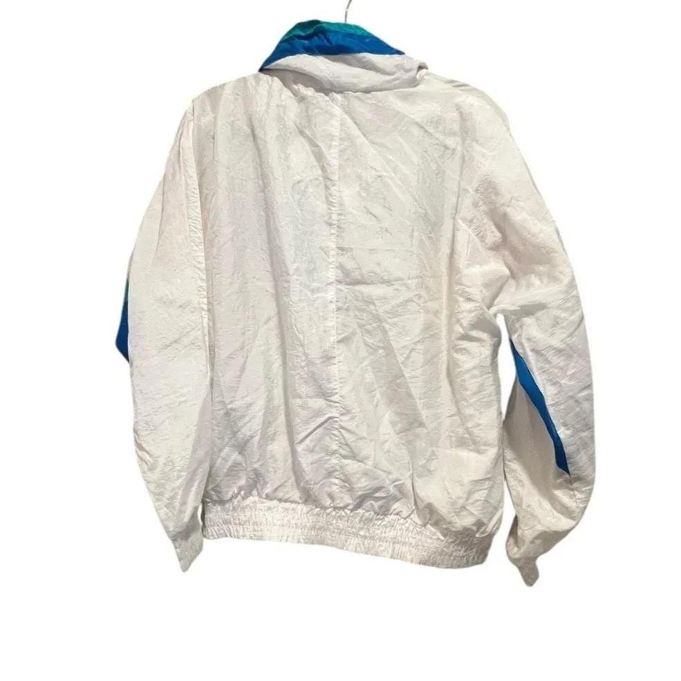 VTG Westside Connection 80s Retro Zip Windbreaker Jacket Color Block Women's L Size L - Image 2