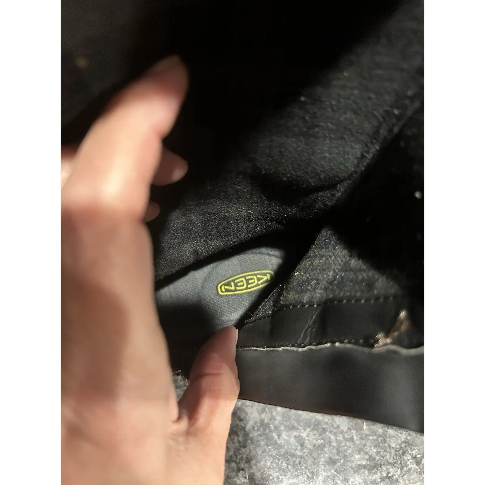 Keen Women Of Scots Brown Leather Wedge Heel Tall Boots Size US 7 Nature Gorp - Image 2