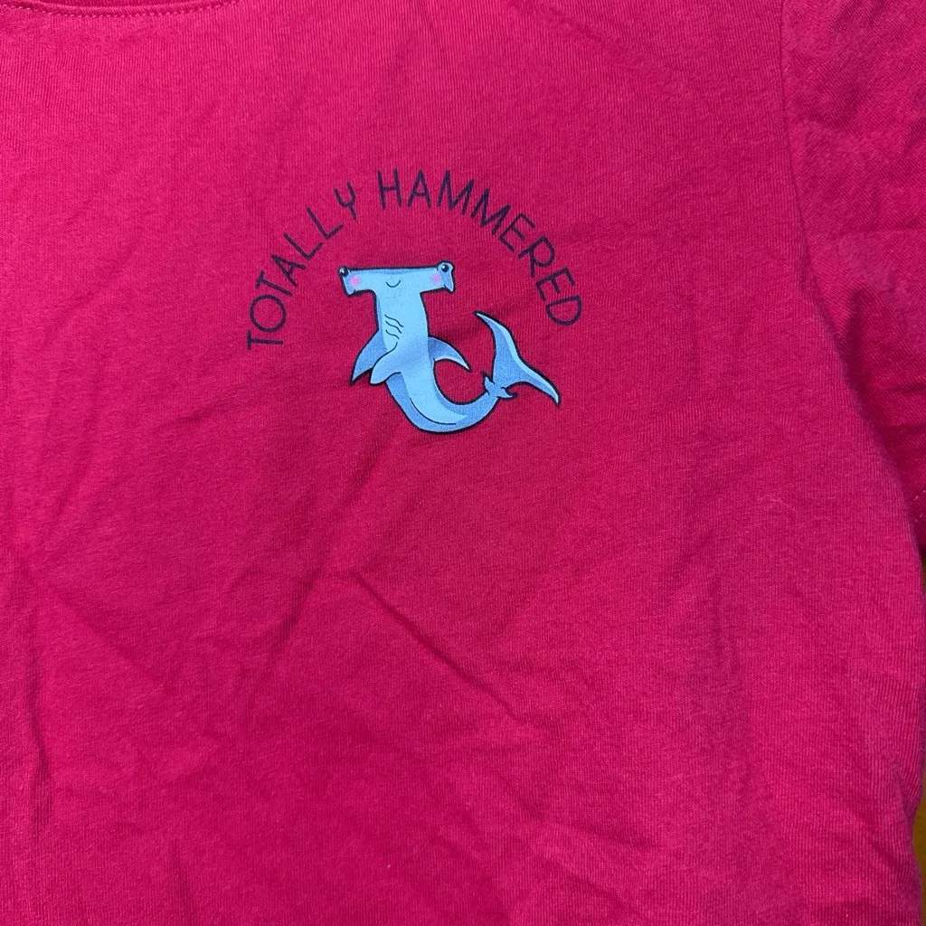 Fifth Sun Totally Hammered Red crop tee - Image 2