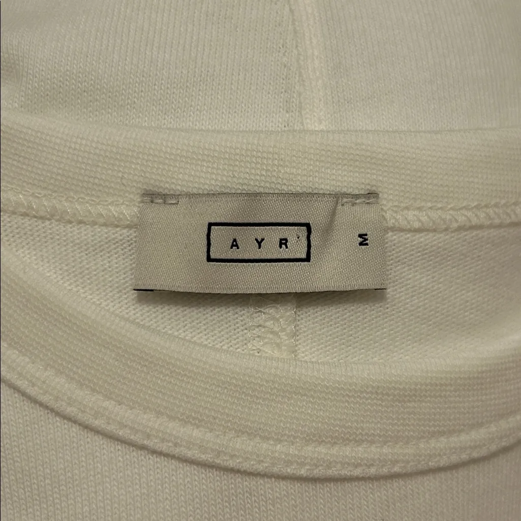 AYR Practice Tee Dress Oyster White New Size Medium - Image 13