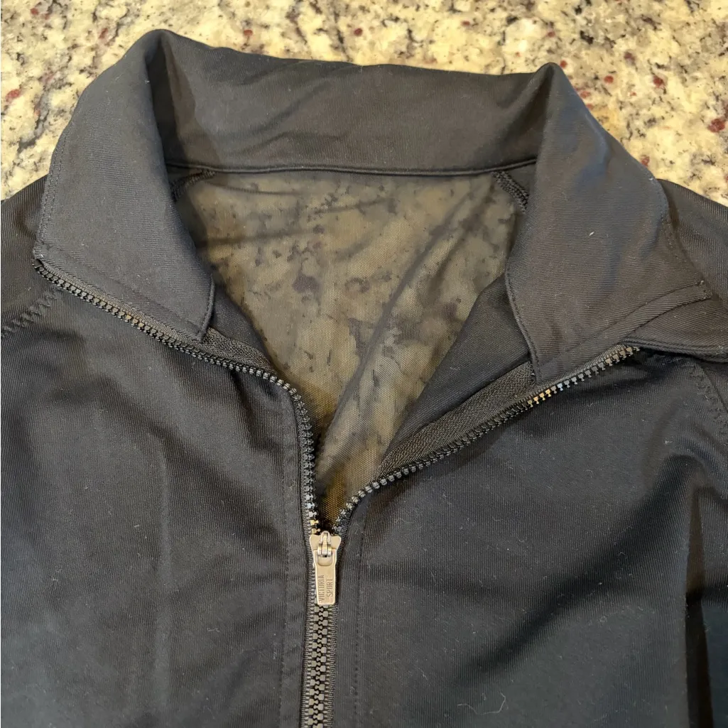 Elegant Black Jacket with Sheer Peek a Boo Back Accent - Image 4