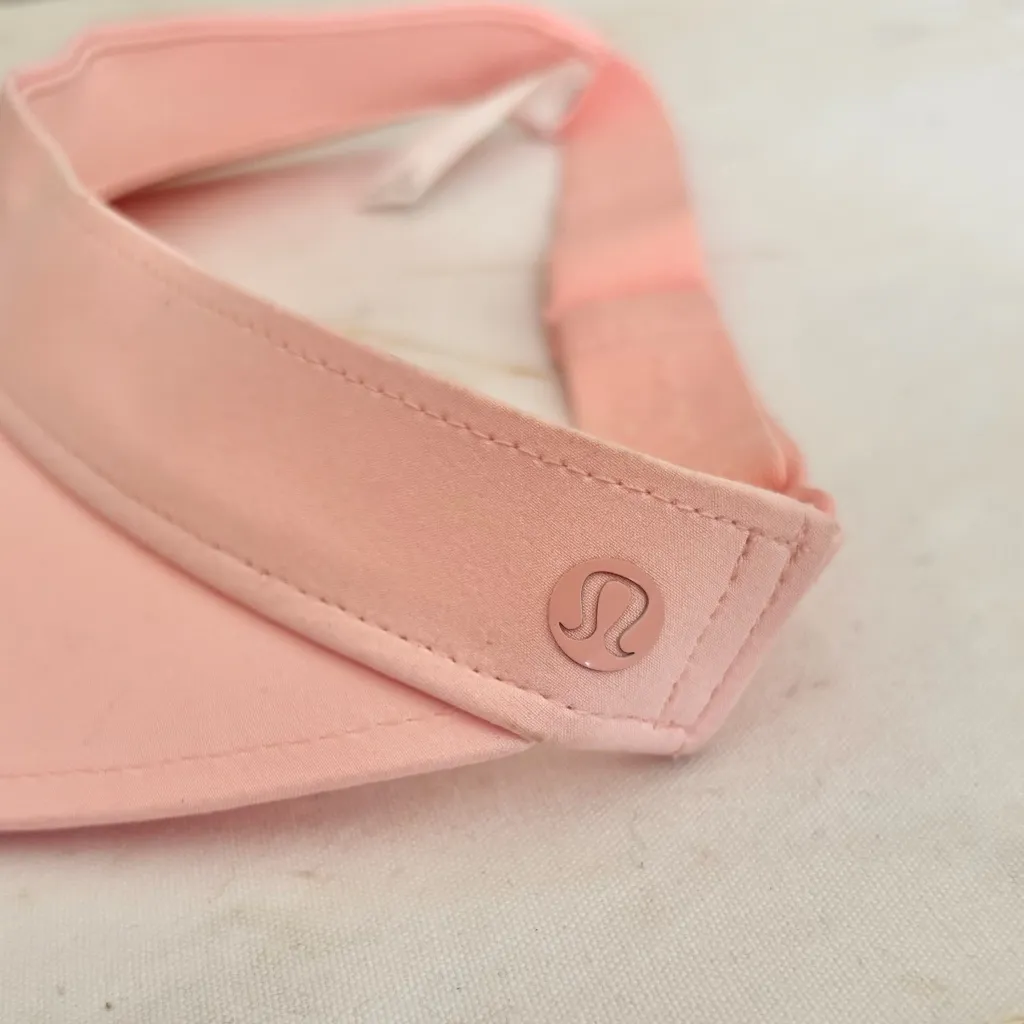Lululemon Fast Paced Run Visor Dew Pink - Image 4