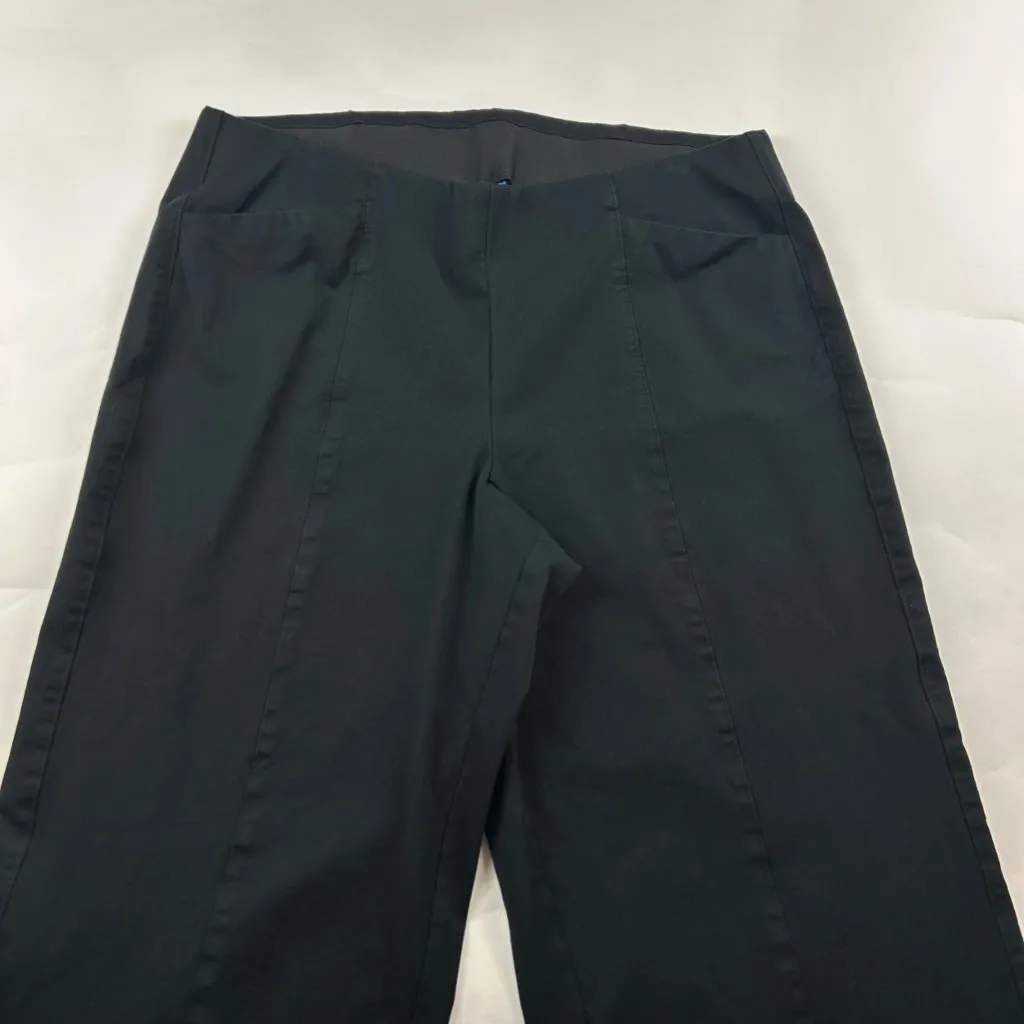 Old Navy Black Stretch Canvas High Rise Wide Leg Pixie Pant XL - Image 2