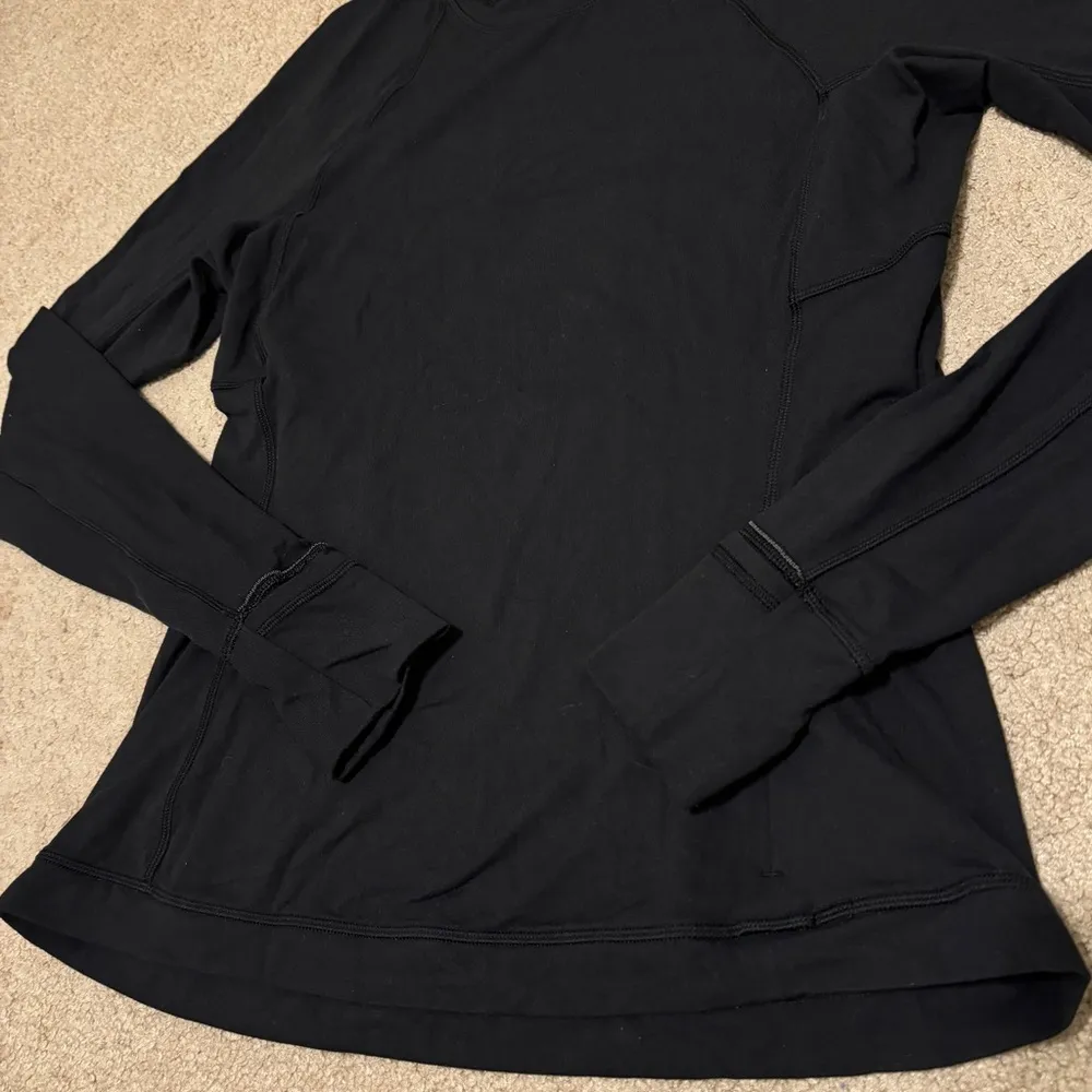 Lululemon It’s Rulu Run Long Sleeve Size 10 Black Athletic Running Fitted Top - Image 5