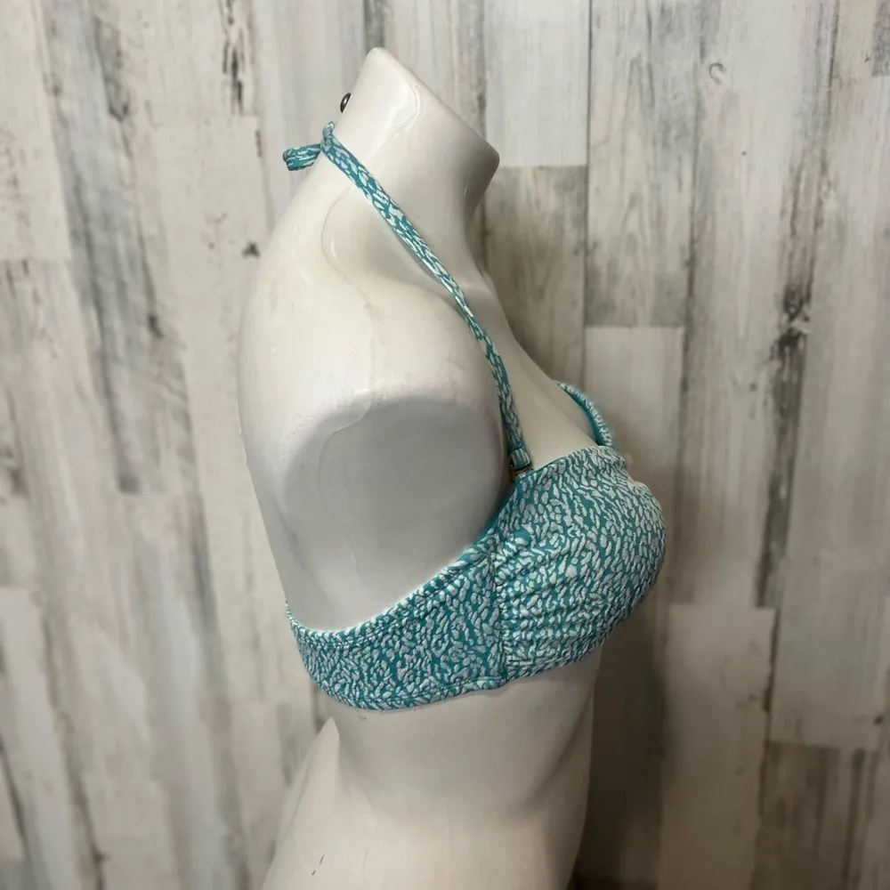 Bikini top of crop top Blue - Image 3