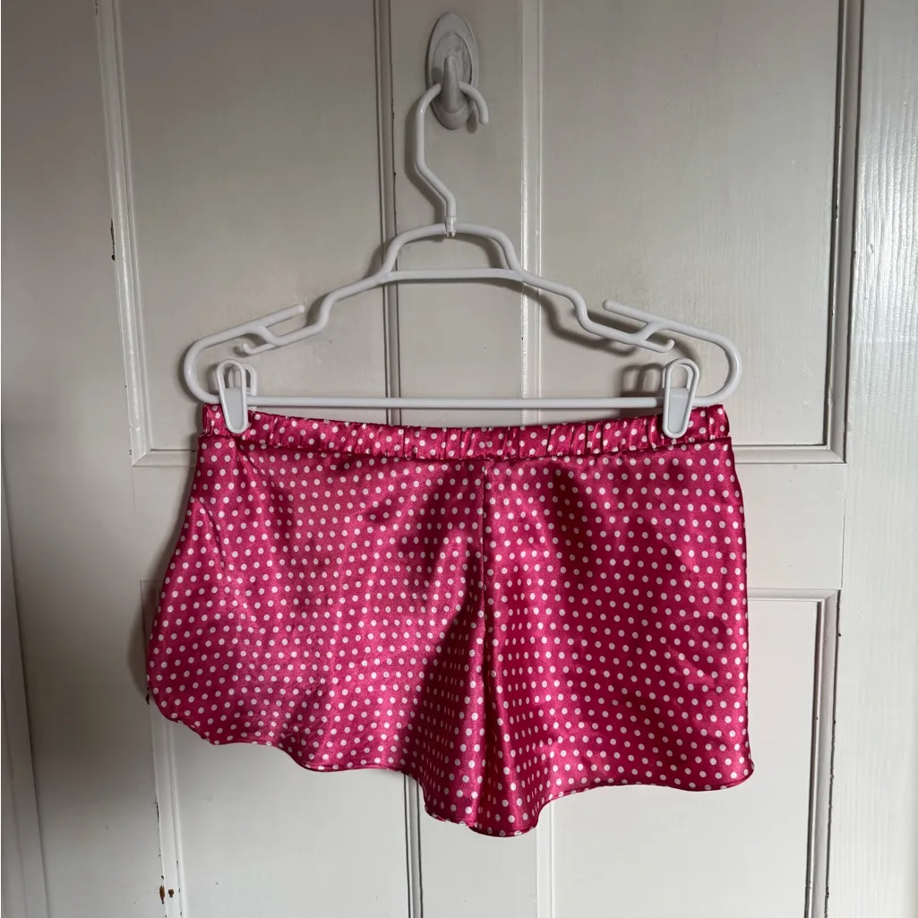 Victoria’s Secret pink satin polka dot pajama set size large - Image 11