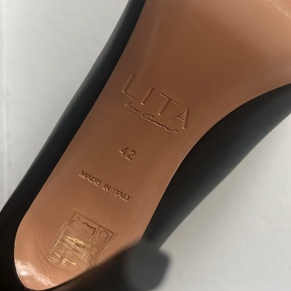 LITA by Ciara Pointed Toe Pump in Black, Size 42 New in Box - Image 5