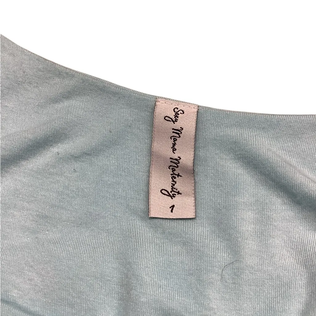 Sexy Mama Brand Blue Aqua Long Sleeve Dress Size 1 aka Small - Image 7