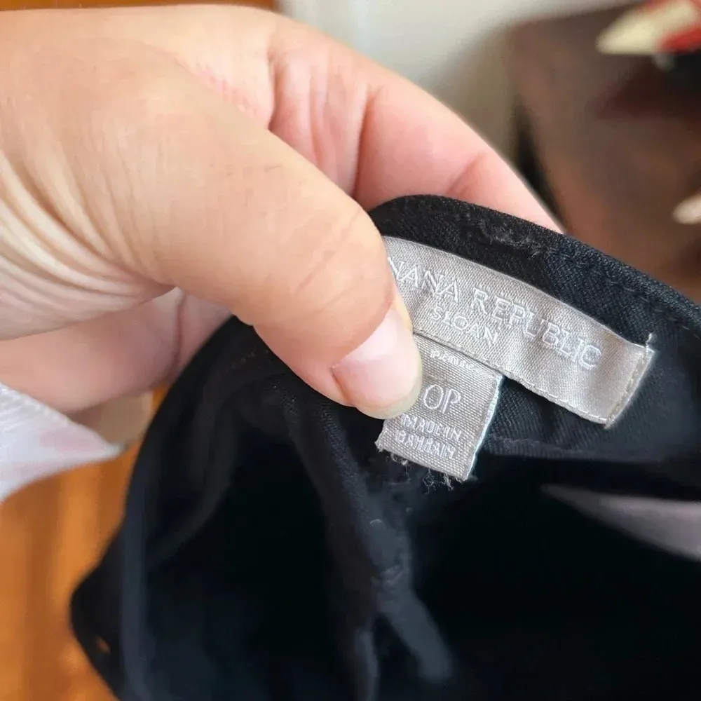 BANANA REPUBLIC SLOAN MOTO STYLE SKINNY PANTS - Image 3