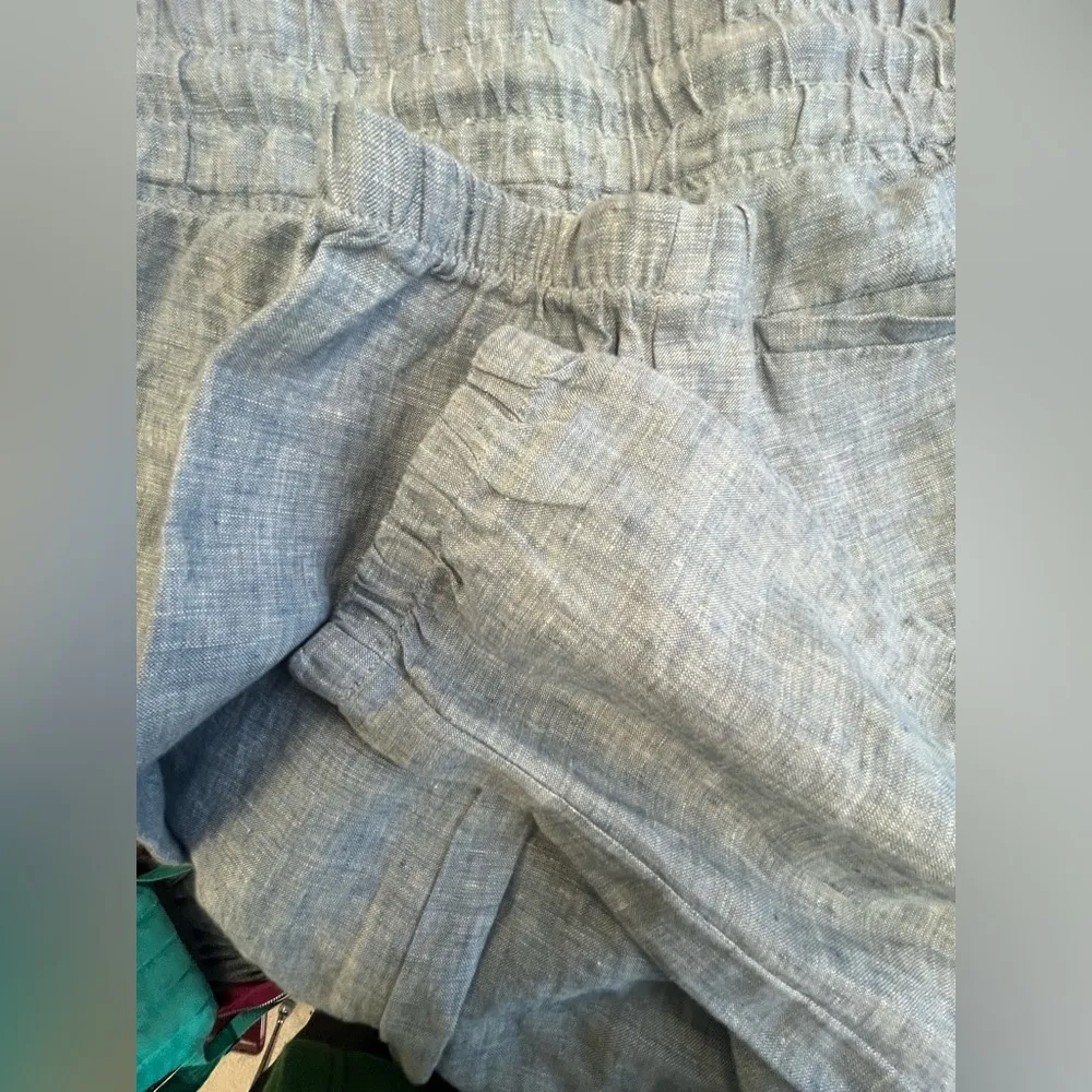 “Cabo Linen Jogger” Chambray Blue Pants Size 8 EUC - Image 11