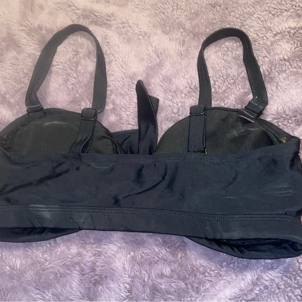 Forever 21 Plus Black Bow Padded Bikini Top - Image 2