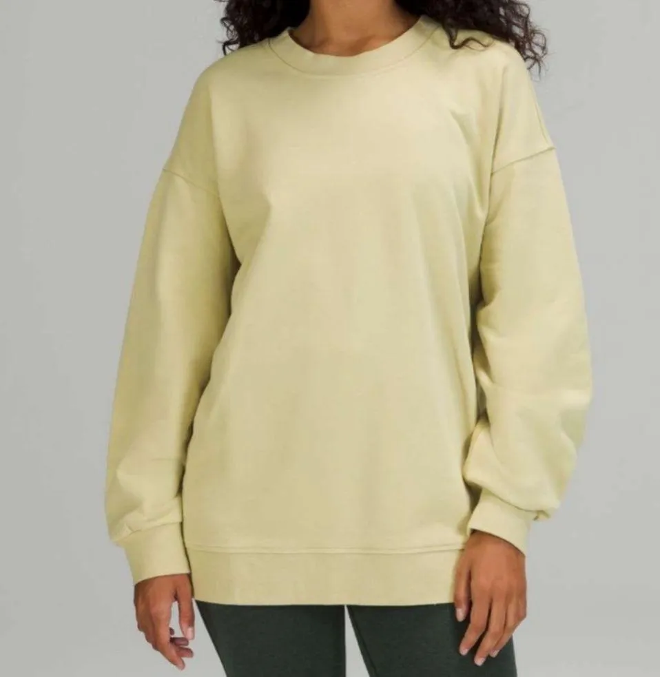 Lululemon Perfectly Oversized Crew- Dew Green - Image 3