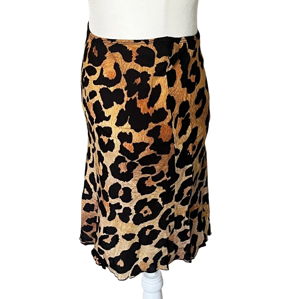 Musier Paris Leona Skirt in Leopard Print 34/2 New womens Animal Brown Size undefined - Image 7