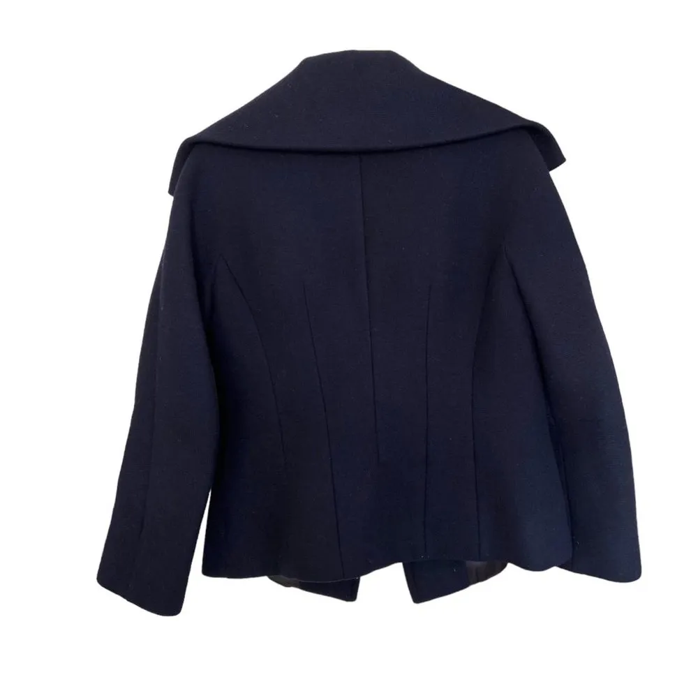 Max Mara Wool Angora Pea Coat Jacket - Image 5