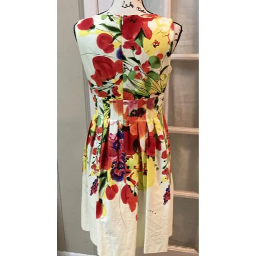 New directions floral Pocketed petite women’s dress NWOTS Red Size 10P - Image 7