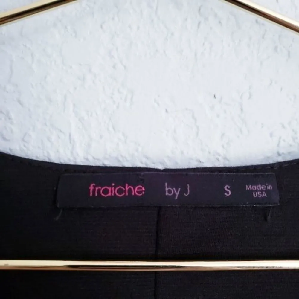 Fraiche by J Plunging Jersey‎ Little Black Dress - Image 5