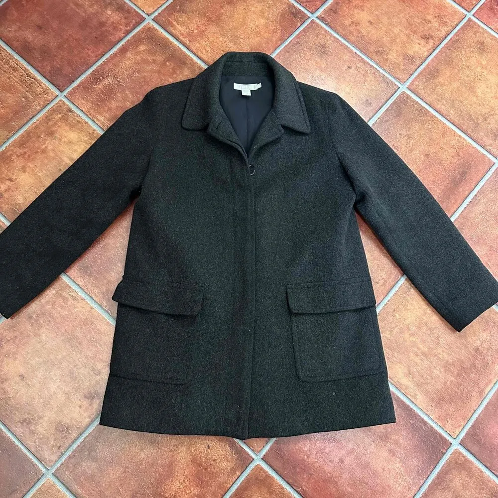 J. Crew Cashmere Car Coat - Image 4