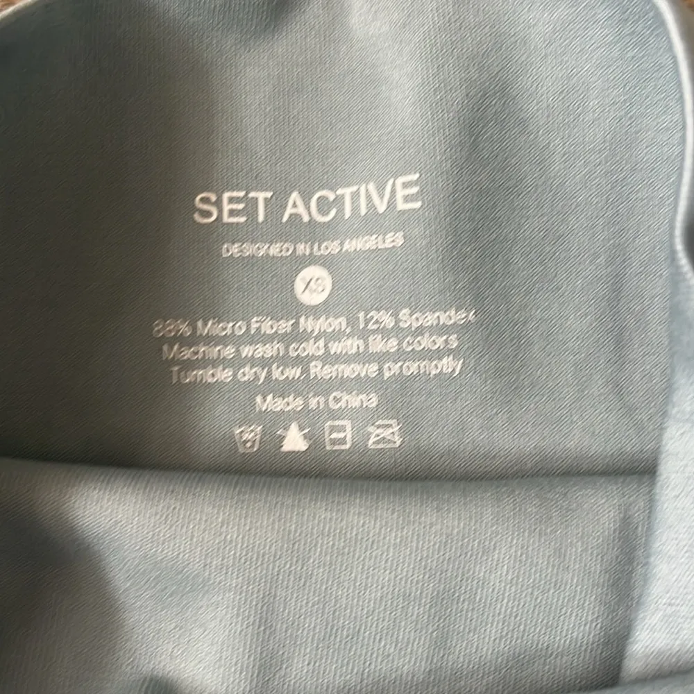 Set Active Light Blue Leggings Size XS - Image 2