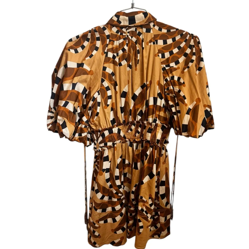 Farm Rio Bananada Button-Down Mini Dress XS - Image 4