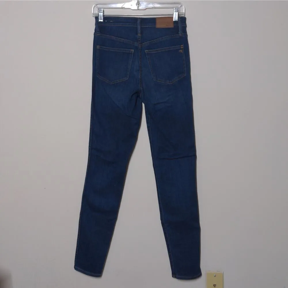 Madewell Tall 10" High Rise Skinny Jeans in Blue – Size 26T (Tall) - Image 7