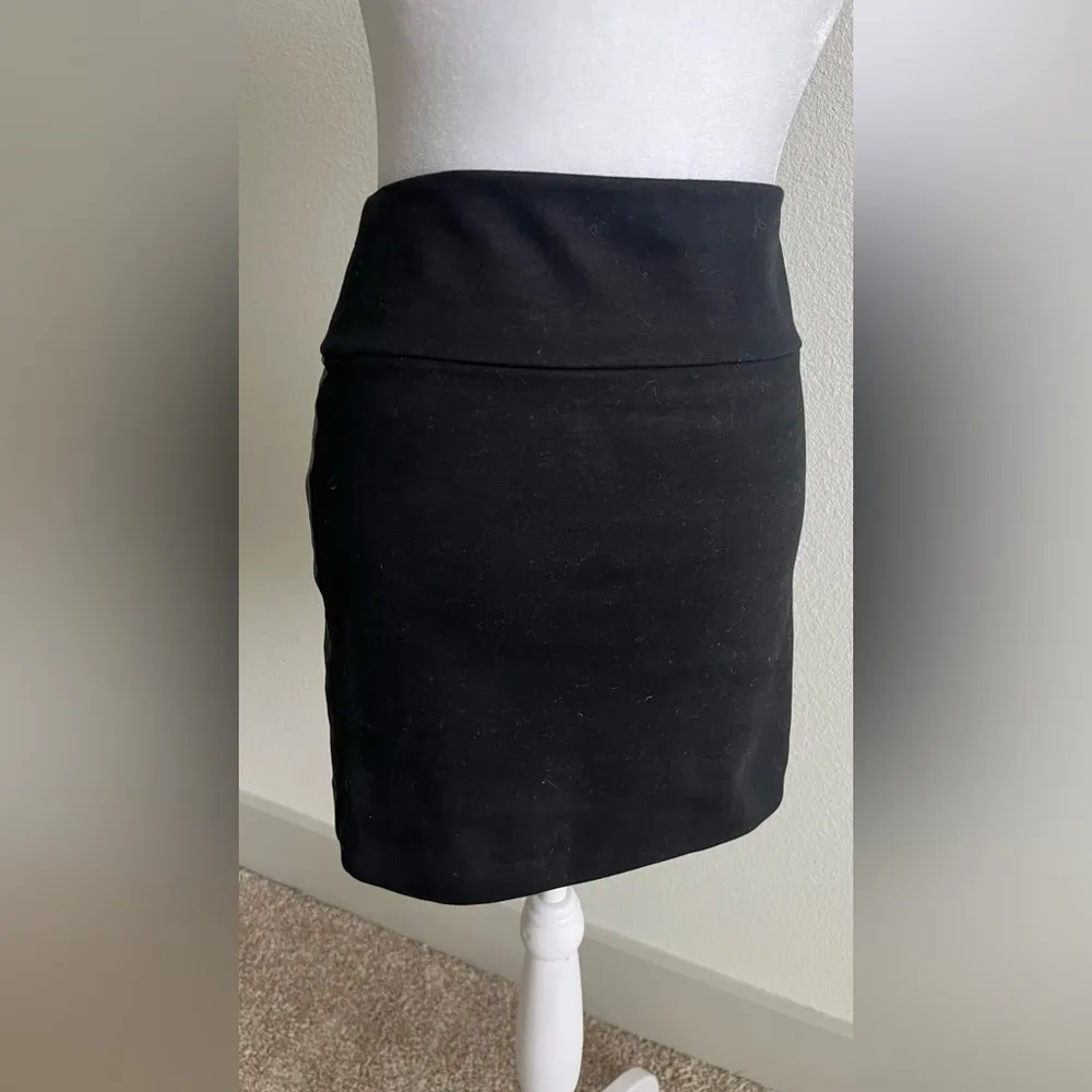 IRO Black Midi lamb leather and cotton with Wrap Design - Image 9