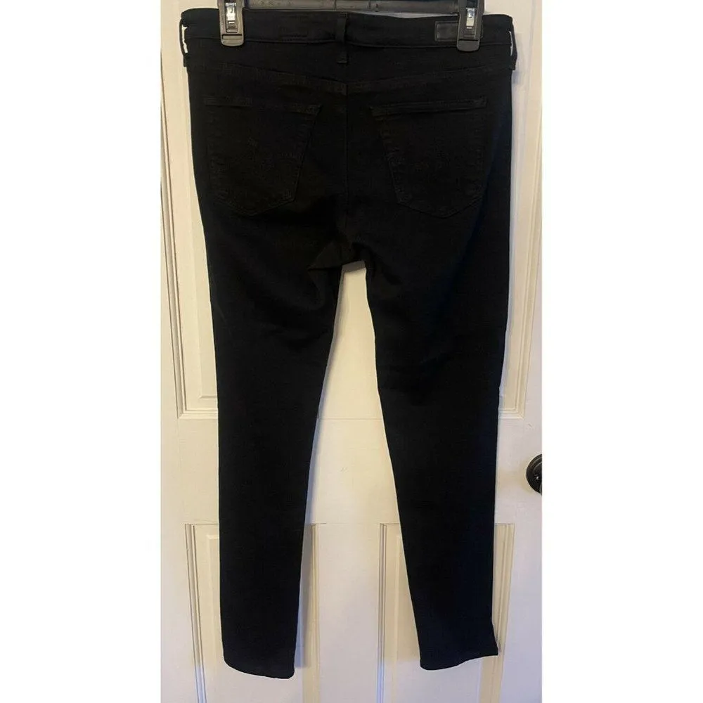 Ag Adriano Goldschmied The Legging Ankle Super Skinny Ankle Black Denim 28 - Image 2