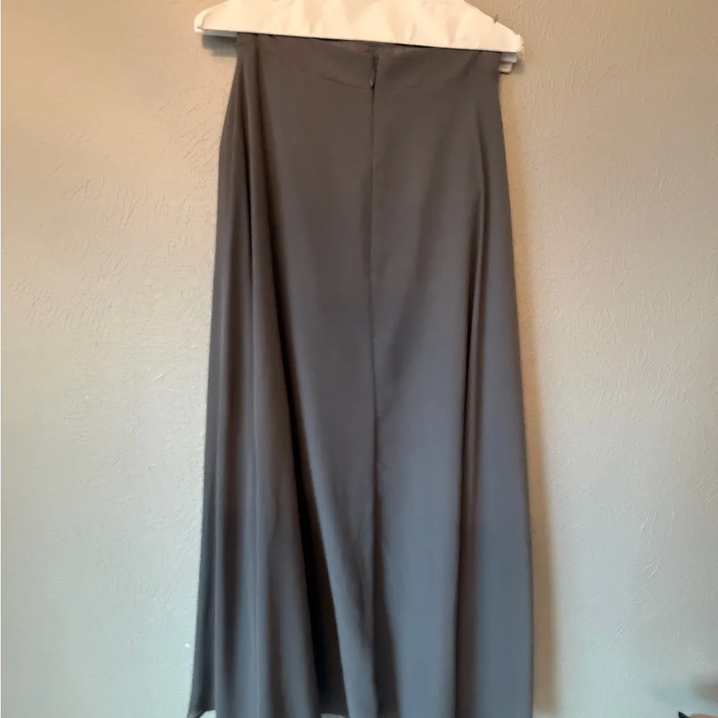 Azazie Gray Chiffon Fabric - Image 4