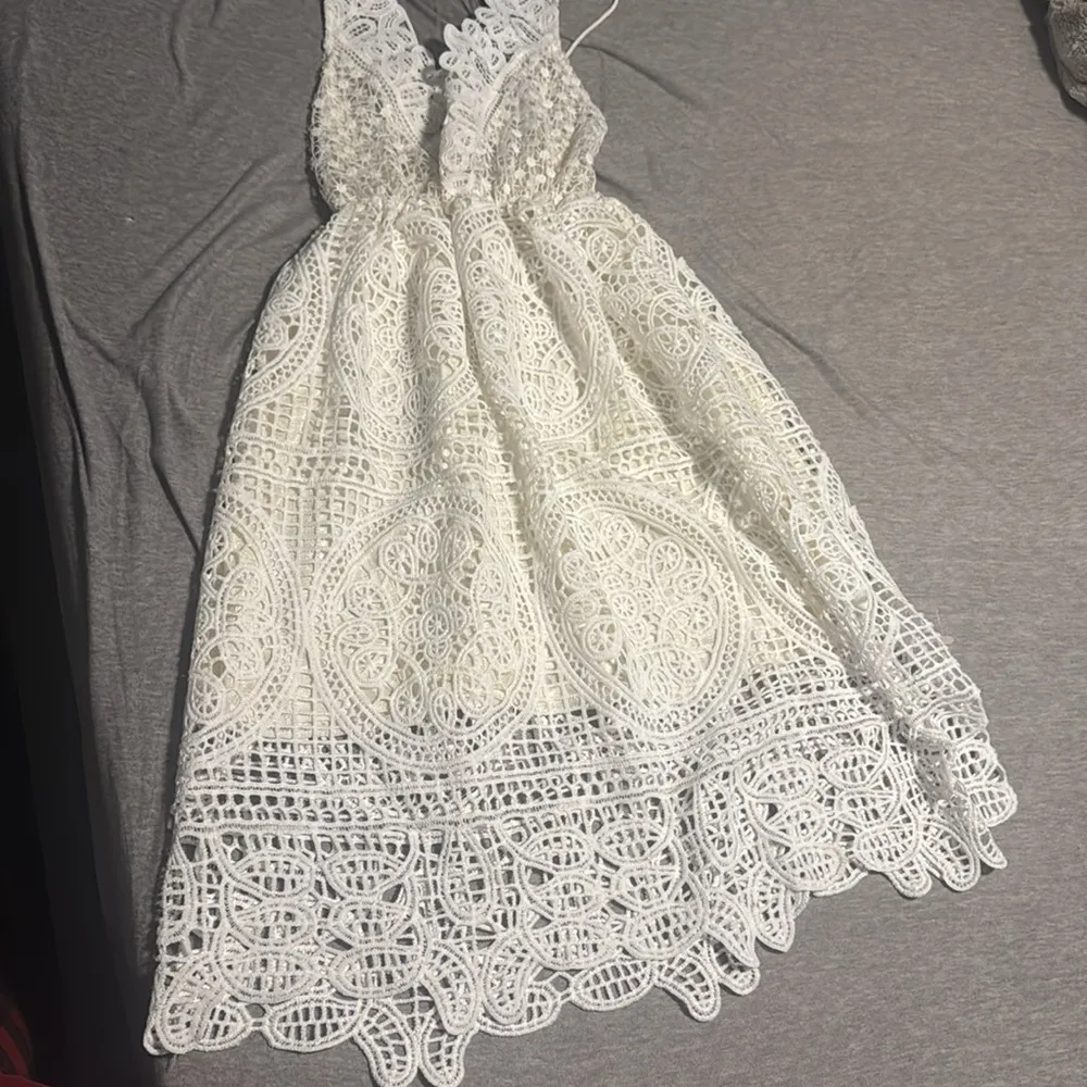 White lace dress size large - Image 2