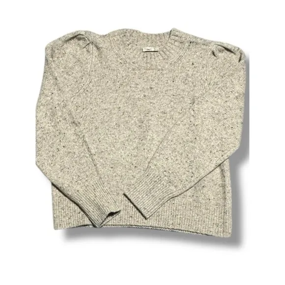 Faherty Womens XL Sweater Boone Oatcake Merino Wool Alpaca Tan Knit Tuckernuck - Image 4