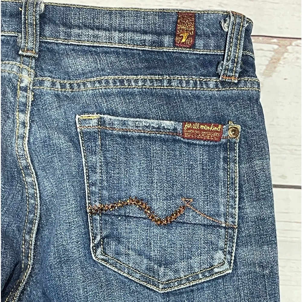 7 for All Mankind Bootcut Jeans Size 27 - Image 7