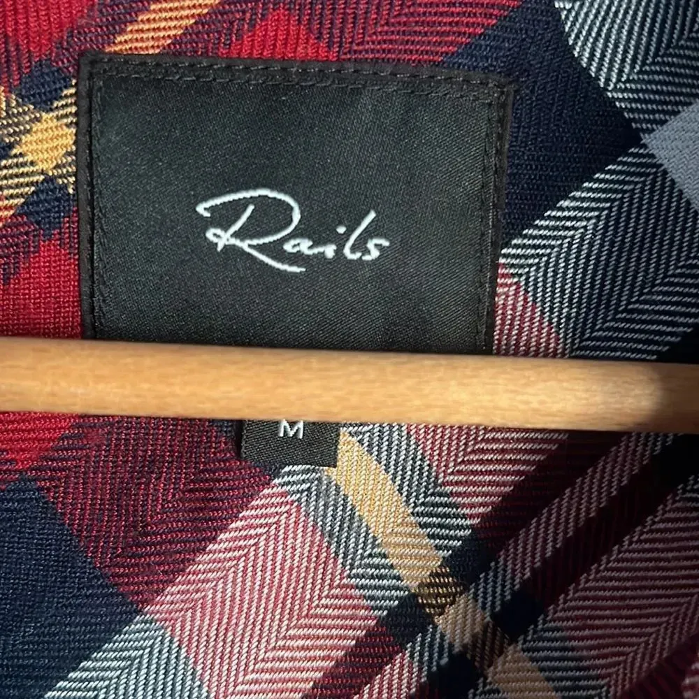 Rails Hunter Shirt Merlot Navy Gold - Image 7