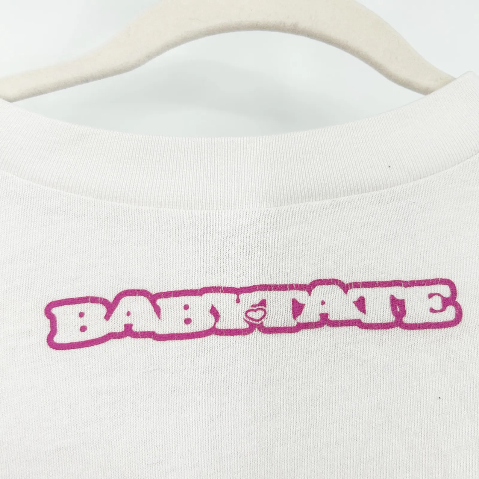 Baby Tate Merch Womens‎ Im Baby White Crop Top Rap Tee Size M Star Heart Graphic Size M - Image 4