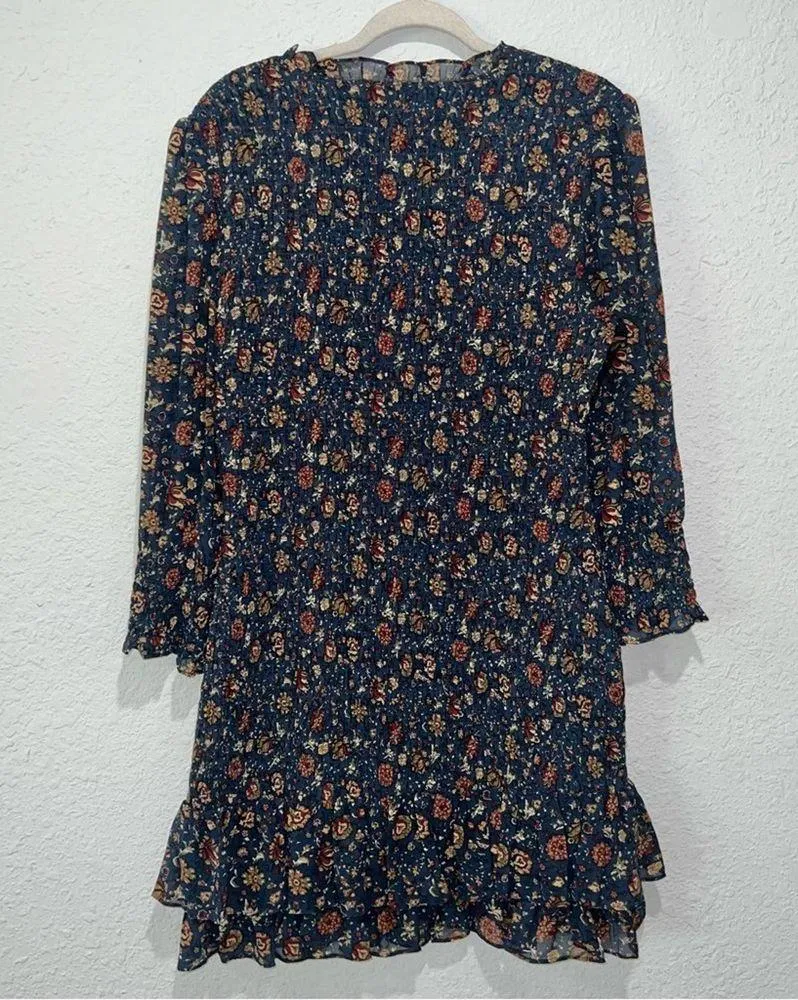 Veronica Beard Farha Smocked Mini Dress - Image 10