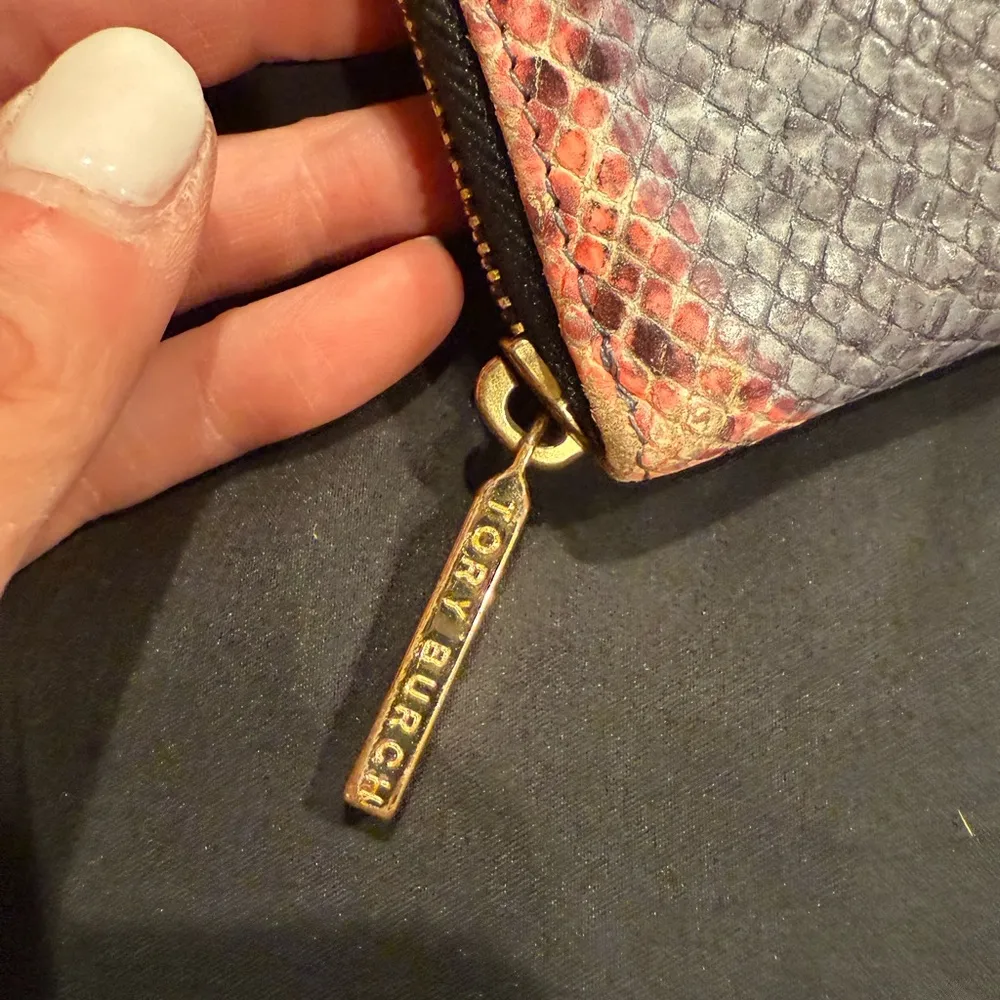 Tory Burch  LUXURY MULTI-COLOR PYTHON
PRINT WALLET - Image 5