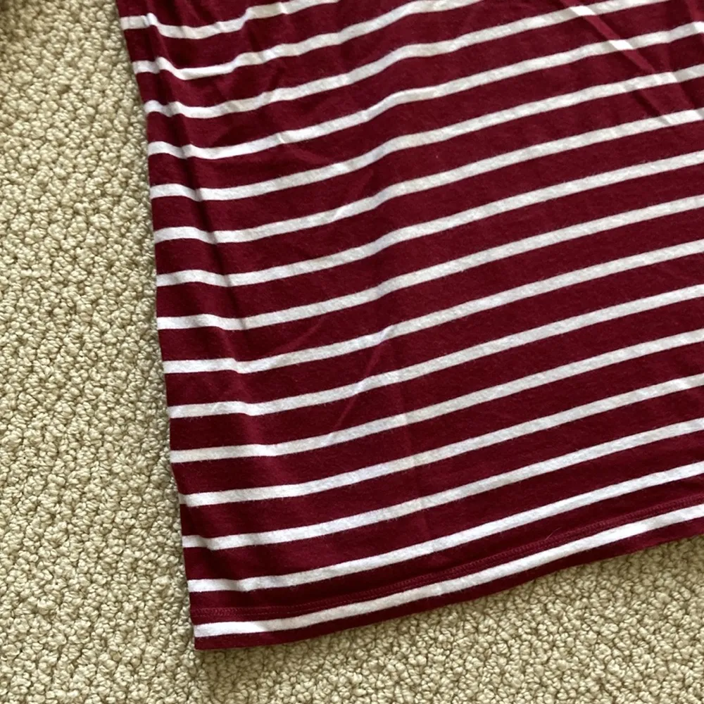 Hollister Striped Boatneck Quarter Length 3/4 Sleeve Shirt Top Blouse Sz XS EUC - Image 7