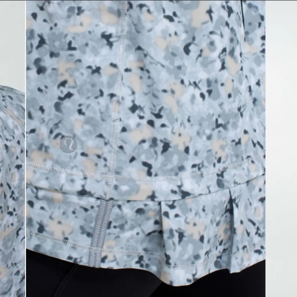 Lululemon Lightened Up Pullover Not So Petite Fleur Silver Spoon Ambient Grey - Image 7