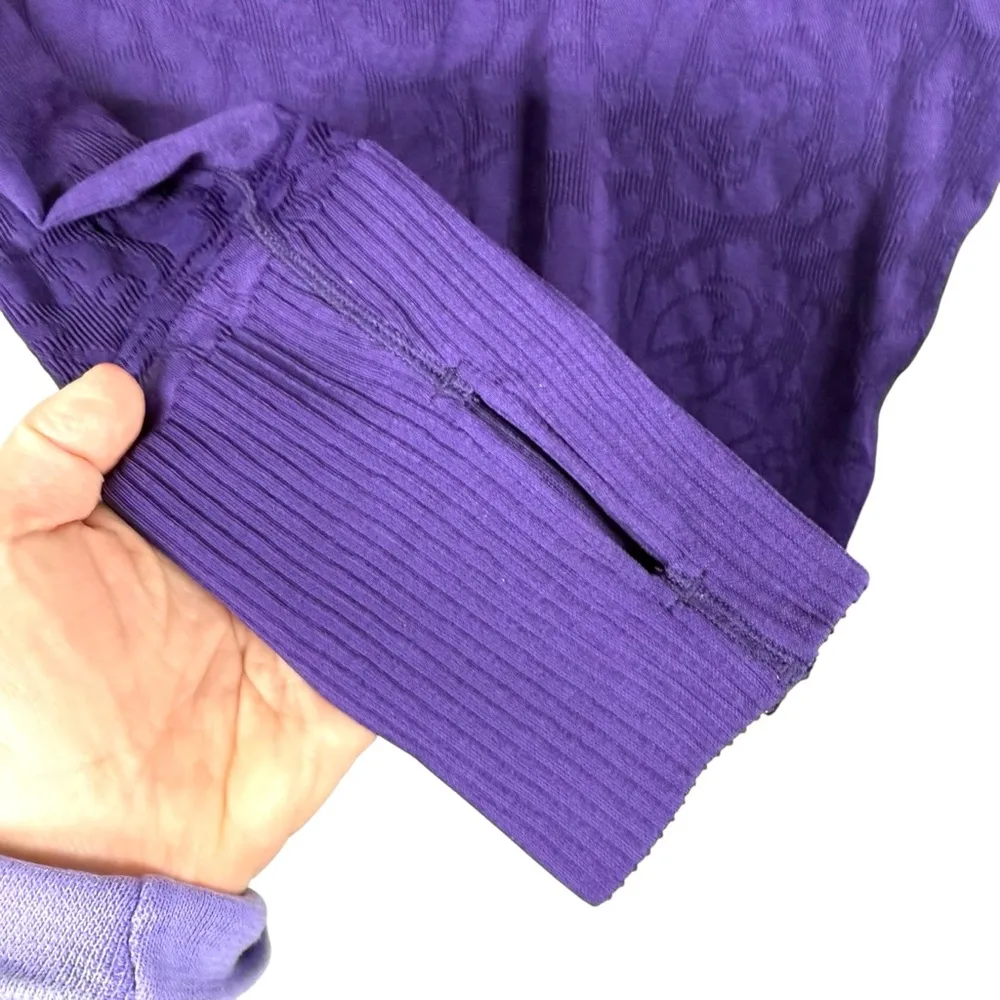 Lululemon Rest Less Half Zip Pullover in Dark Court Purple Size 6 - Image 8