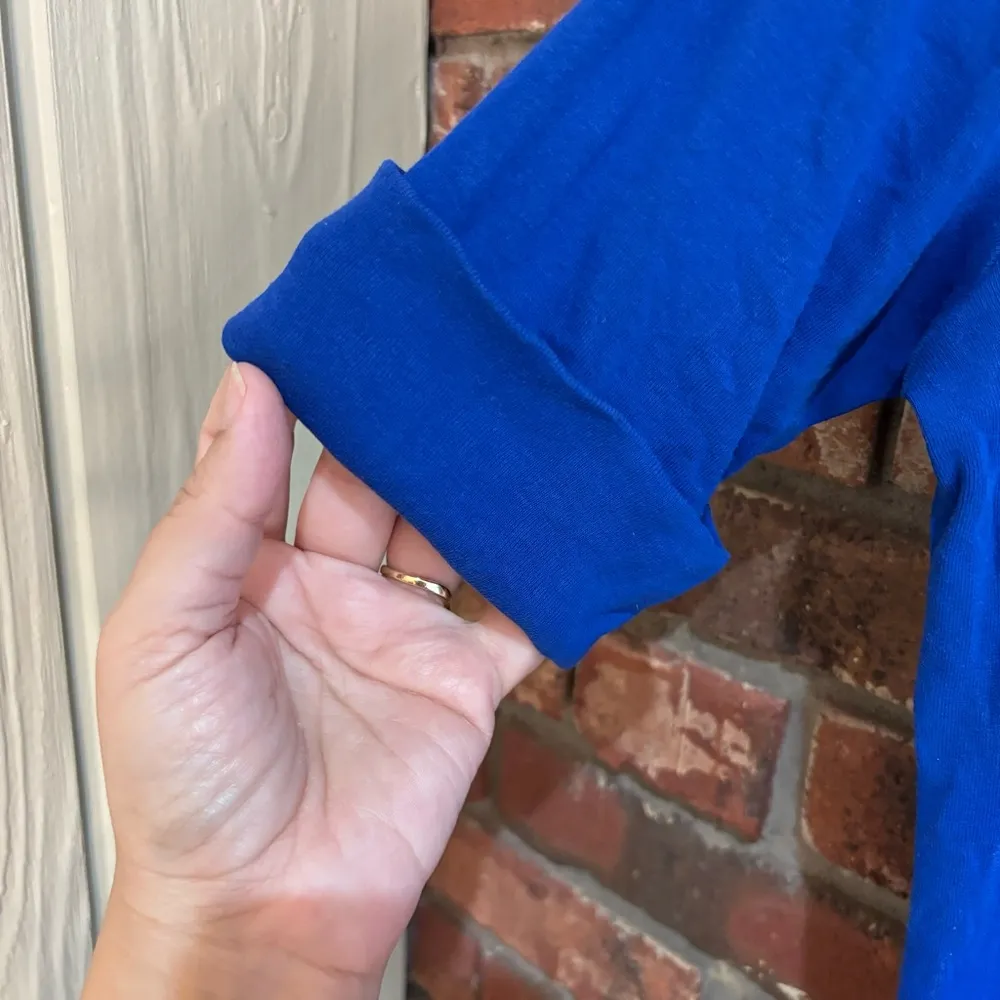 Lauren Ralph Lauren womens stretch knit short sleeve top blue S - Image 3