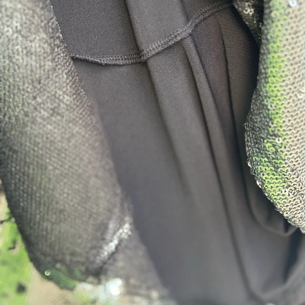 Free People Shiny Silver Mini Dress - Image 14