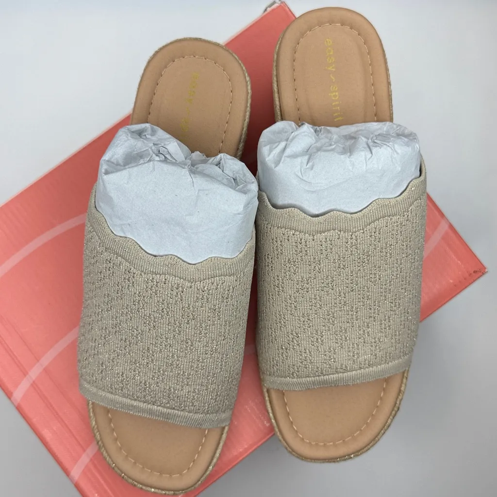 Easy Spirit Women's Shanice Espadrille Wedge Sandals- Wide Width- Size 10W - Image 8