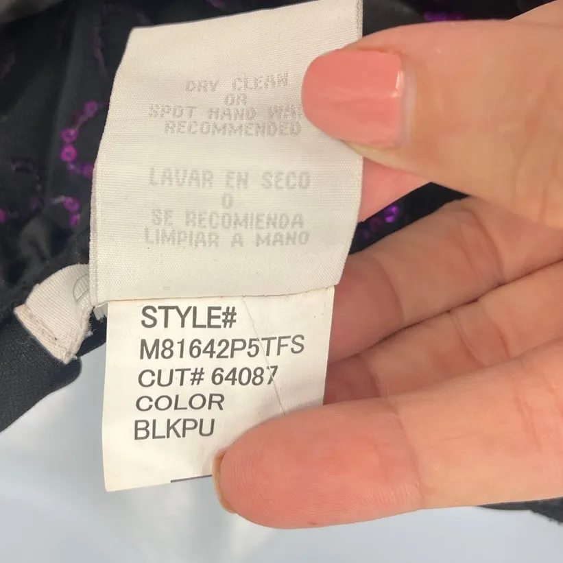 Y2K Charlotte Russe Sequin Halter Mini Dress 5 Glam Party Hoco Whimsigoth Mesh - Image 10