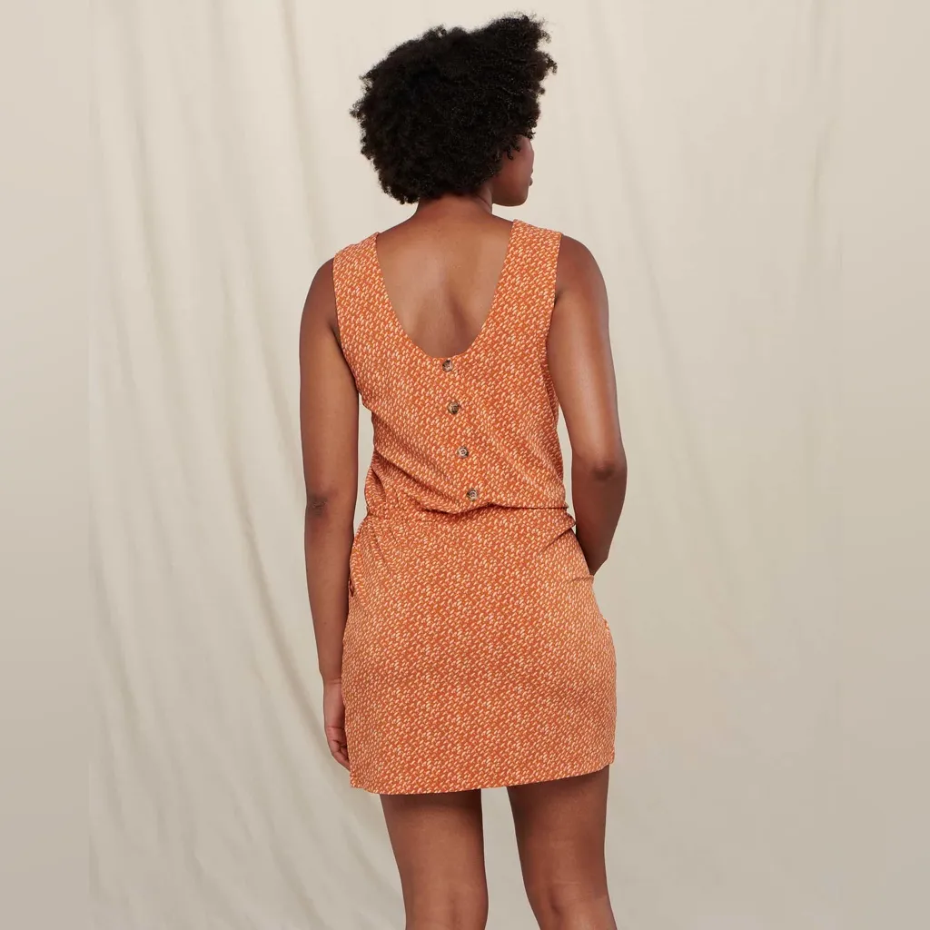 Toad&Co Sunkissed Liv Dress Orange Size M - Image 3